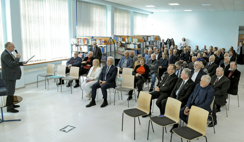 A. Kudzio 100-ojo jubiliejaus proga buvę kolegos ir studentai šiltai prisiminė profesorių